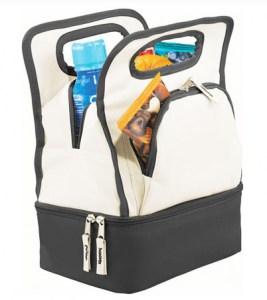 Cooler Luch Bag Blanco Gris Claro Poliester 2 - web